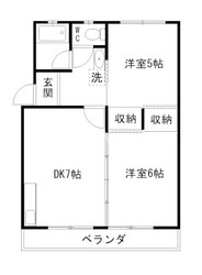 スカイハイツの物件間取画像